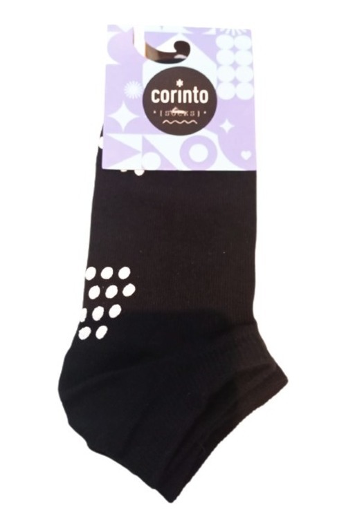Media Soquete Corto Algodón Con Antideslizante Corinto 1738
