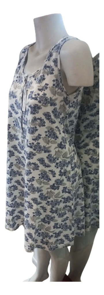 Camison De Verano Algodon Estampado Marcela Ferz 827443