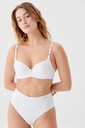 Bombacha Reductora De Tricot De Lycra Tiro Alto Deville 955 Blanco 4