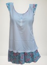 FERZ 828397 MUSC JERSEY LISO /SHORT FLORES