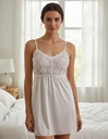 Camison Solero Breteles Verano Algodon Marcela Ferz 827223