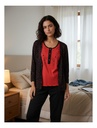 Pijama 3 Piezas Musculosa Saco Y Pantalon Mujer Ferz 828318