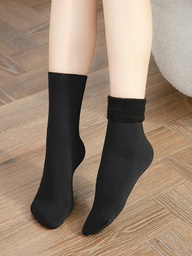 Soquete Pack 2 Pares Térmico Lycra Polar Interno Divina 2020